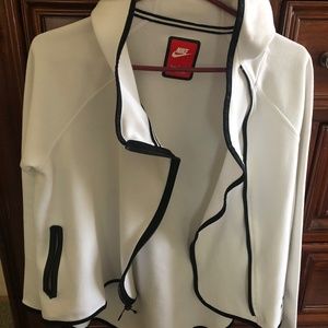 Nike tech white hoodie small thumb hole plus bonus